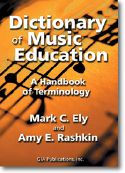 Dictionary of Music Education book cover